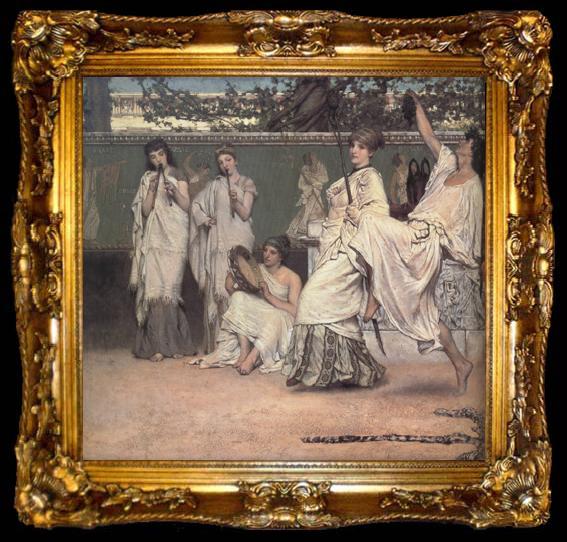 framed  Alma-Tadema, Sir Lawrence A Private Celebration (mk23), ta009-2